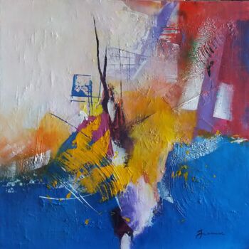 "REF 6-21 - Composit…" başlıklı Tablo Jeanne tarafından, Orijinal sanat, Akrilik Ahşap Sedye çerçevesi üzerine monte edilmiş