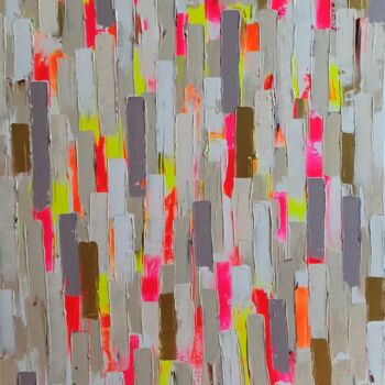 제목이 "Pluie de liberté 4"인 미술작품 Delphine Dessein로, 원작, 아크릴