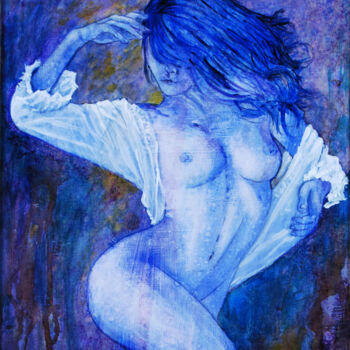 Pittura intitolato "Danielle" da Stuart Dalby, Opera d'arte originale, Acrilico