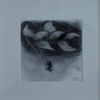 Gravures & estampes intitulée "Sans tire II" par Serge Reynaud (Art of Flying), Œuvre d'art originale, Impression numérique
