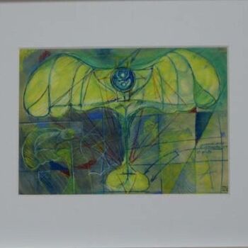 Gravures & estampes intitulée "L'avion d'Arlequin…" par Serge Reynaud (Art of Flying), Œuvre d'art originale, Impression num…