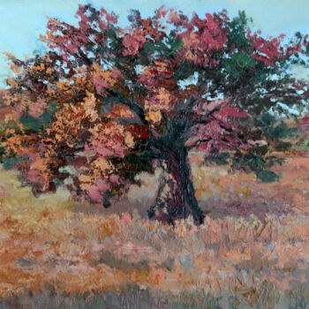 Malarstwo zatytułowany „Southwest oak” autorstwa Tamara Rozinskay, Oryginalna praca, Olej