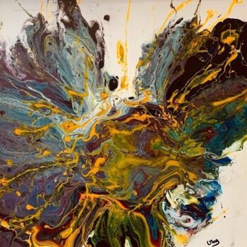 Peinture intitulée "Intensity" par Laurent Magrez (LMag), Œuvre d'art originale, Acrylique Monté sur Châssis en bois