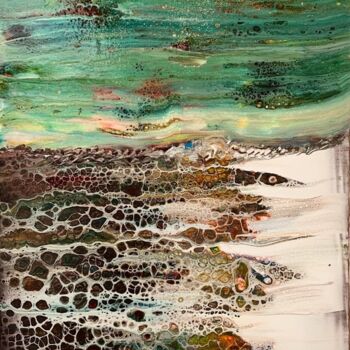 Peinture intitulée "Natural Lace" par Laurent Magrez (LMag), Œuvre d'art originale, Acrylique Monté sur Châssis en bois