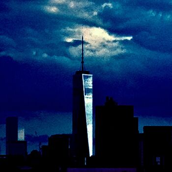 Photography titled "Freedom Tower 800f" by Ken Lerner, Original Artwork, Non Manipulated Photography