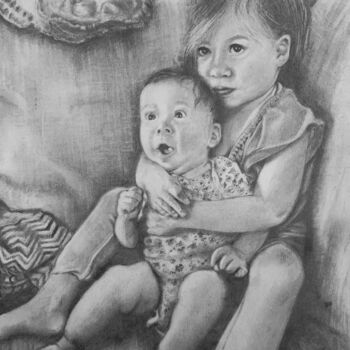 Dessin intitulée "Wonder" par Jacob Haws, Œuvre d'art originale, Graphite
