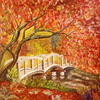 Peinture intitulée "Colors of Autumn" par Iryna Fedarava, Œuvre d'art originale, Huile
