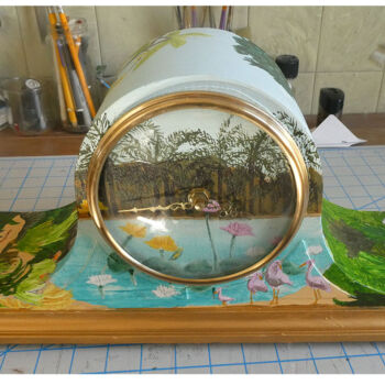 Design titled "The Rousseau Clock" by Jim Fischer, Original Artwork, Furniture