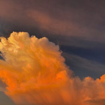 Fotografia intitulada "Smoky Sunset Cloud" por Xin Hui Lim, Obras de arte originais, Fotografia digital