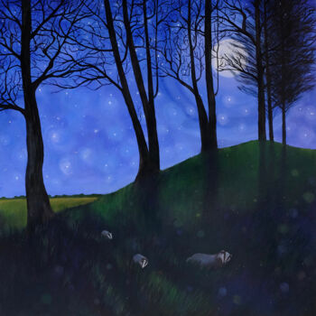 Painting titled "The Almanac of the…" by Dawn Rodger, Original Artwork, Oil