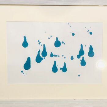 Schilderij getiteld "Seals" door Alexey Rofé, Origineel Kunstwerk, Aquarel