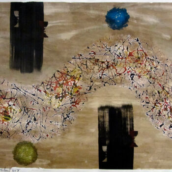 「Camí interior」というタイトルの絵画 Josep Maria Fontanet Suredaによって, オリジナルのアートワーク, アクリル
