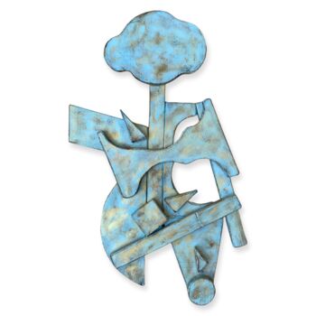 Rzeźba zatytułowany „Unity 8” autorstwa Veronica Vilsan, Oryginalna praca, Drewno