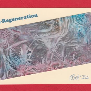 Peinture intitulée "Carte Ki'Chi'Qi 16" par Obel'Isa, Œuvre d'art originale, Cire