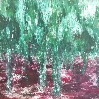 Peinture intitulée "Rideau" par Renaud Angerville-Langlois, Œuvre d'art originale, Acrylique