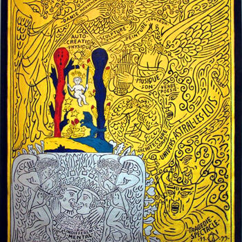 Peinture intitulée "Les ARTS" par Marcel Mariono, Œuvre d'art originale, Acrylique