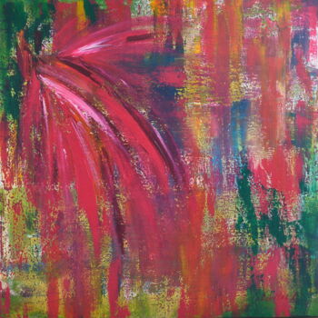 Painting titled "Autumn flowers" by Liudmila Levitas, Original Artwork, Acrylic