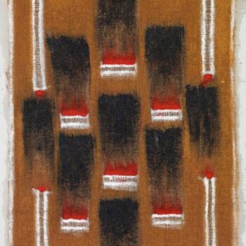 Textielkunst getiteld "“30/11/06”" door Danil (Panagopoulos), Origineel Kunstwerk, Stof