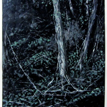 Painting titled "Sotabosc 1" by Josep Maria Fontanet Sureda, Original Artwork, Oil