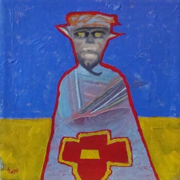 Painting titled "Zuma" by Francesco Loggi, Original Artwork, Oil