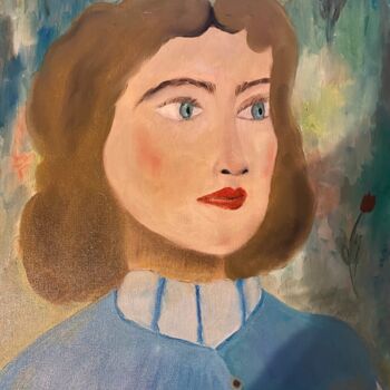Peinture intitulée "Laurie" par Kamila Polak, Œuvre d'art originale, Huile