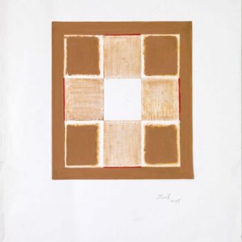 제목이 "Untitled,1975"인 콜라주 Danil (Panagopoulos)로, 원작, 콜라주
