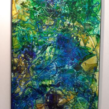 Painting titled "Indigènes" by Patrice Tabouret(Pi), Original Artwork, Spray paint Mounted on Aluminium
