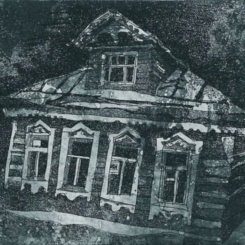 Gravures & estampes intitulée "...." par Anna Shibanova, Œuvre d'art originale, Gravure