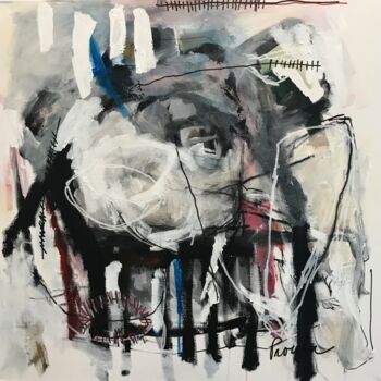 Painting titled "Petite histoire no.…" by Johanne Proulx, Original Artwork, Acrylic
