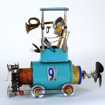 Sculpture titled "sculpture from used…" by Branimir Misic, Original Artwork, Metals