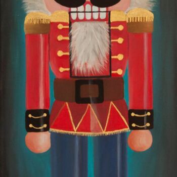 Pittura intitolato "Nutcracker 3" da Ildikó Dallos-Nagy (DallosArt), Opera d'arte originale, Acrilico Montato su Telaio per…
