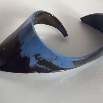 Sculpture intitulée "Babouche" par Mylène Cg, Œuvre d'art originale, Céramique