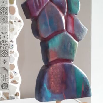 Sculpture intitulée "SCULPTURE BUSTE A" par Philippe Graillot (TORGALLI), Œuvre d'art originale, Plastique
