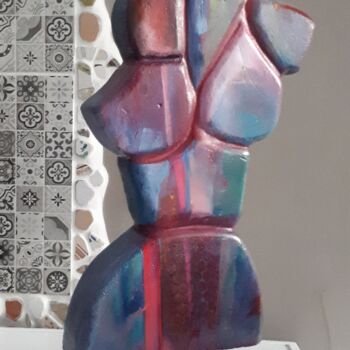 Γλυπτική με τίτλο "SCULPTURE BUSTE B" από Philippe Graillot (TORGALLI), Αυθεντικά έργα τέχνης, Λάδι