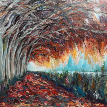 Pittura intitolato "Original painting "…" da Olga Rokhmanyuk (ROArtUS), Opera d'arte originale, Acrilico