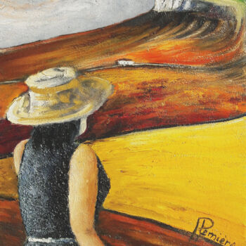 Peinture intitulée "Regard en provence" par Patrick Lemiere, Œuvre d'art originale, Huile