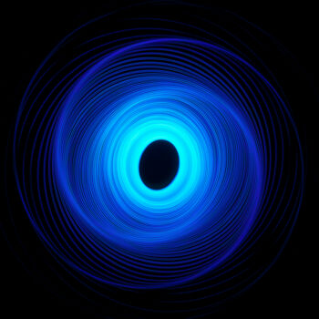 摄影 标题为“LichtkreisB2” 由Gerhard Bumann, 原创艺术品, 电影摄影