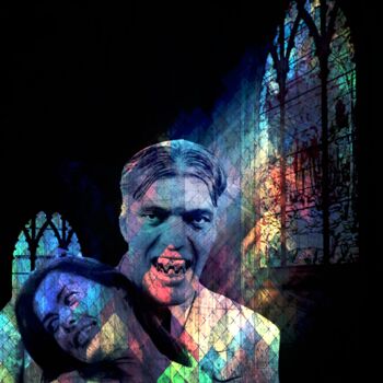 Digital Arts titled "Richard Kiel in the…" by Michael Müller, Original Artwork, Digital Painting
