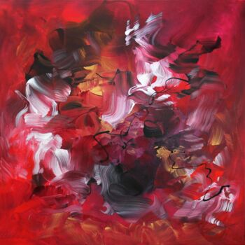 「The Other Side Of S…」というタイトルの絵画 Paresh Nrshinga F R S Aによって, オリジナルのアートワーク, アクリル ウッドストレッチャーフレームにマウント