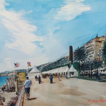绘画 标题为“"La promenade des A…” 由Jean-Pierre Missistrano, 原创艺术品, 水彩