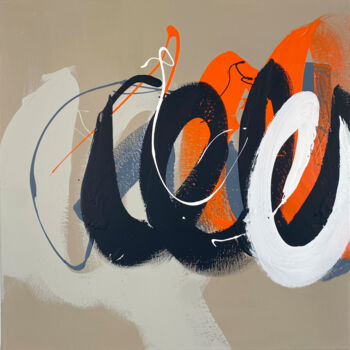「Untitled 21-118」というタイトルの絵画 Franck Chambrunによって, オリジナルのアートワーク, アクリル