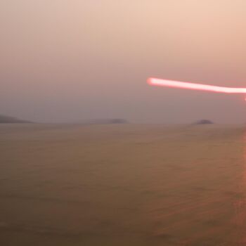 Photographie intitulée "Soleil 0x38A7BF #1/3" par Éric Petr, Œuvre d'art originale, Photographie non manipulée