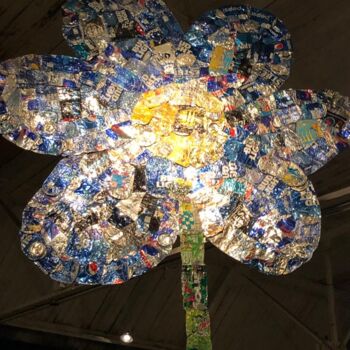 Scultura intitolato "All That Shines Und…" da Laura Quattrocchi, Opera d'arte originale, Alluminio