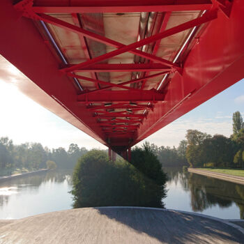 Photographie intitulée "Under the bridge" par Pascal Carro (ORAK), Œuvre d'art originale, Photographie non manipulée