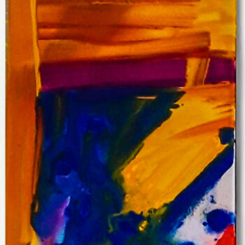 Painting titled "Abstraction XII" by Konduru, Original Artwork, Acrylic Mounted on Wood Stretcher frame