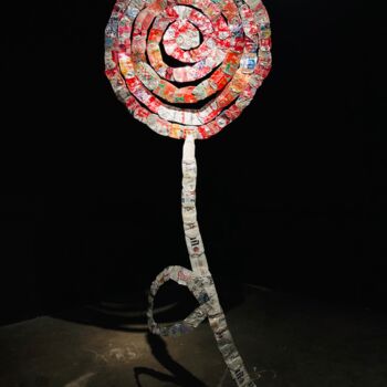Skulptur mit dem Titel "All That Shines Und…" von Laura Quattrocchi, Original-Kunstwerk, Aluminium