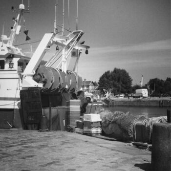 Photography titled "At the quay Honfleur" by Pascal Carro (ORAK), Original Artwork, Non Manipulated Photography