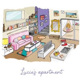Drawing titled "KARI KRO - Lucie's…" by Pascal Carro (ORAK), Original Artwork, Marker