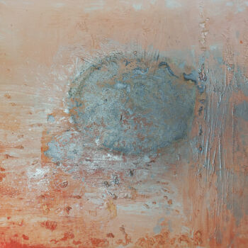 Painting titled "Jaźń myśląca" by Iwona Jabłońska, Original Artwork, Oil