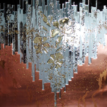 Peinture intitulée "Sparkling illusion…" par Julia Crystal, Œuvre d'art originale, Acrylique Monté sur Châssis en bois